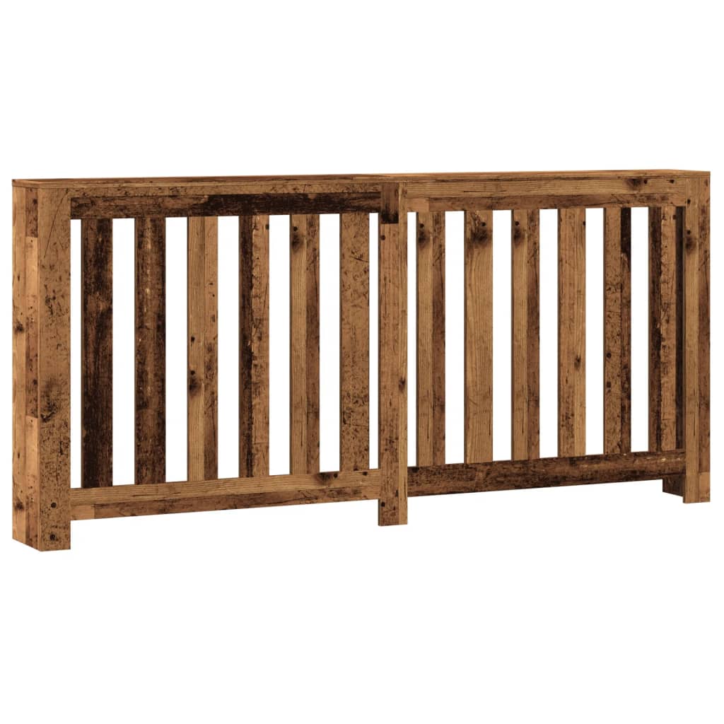 Κάλυμμα Καλοριφέρ Όψη Παλαιού Ξύλου 175x20x82 εκ. Επεξ. Ξύλο - Pakobazaar