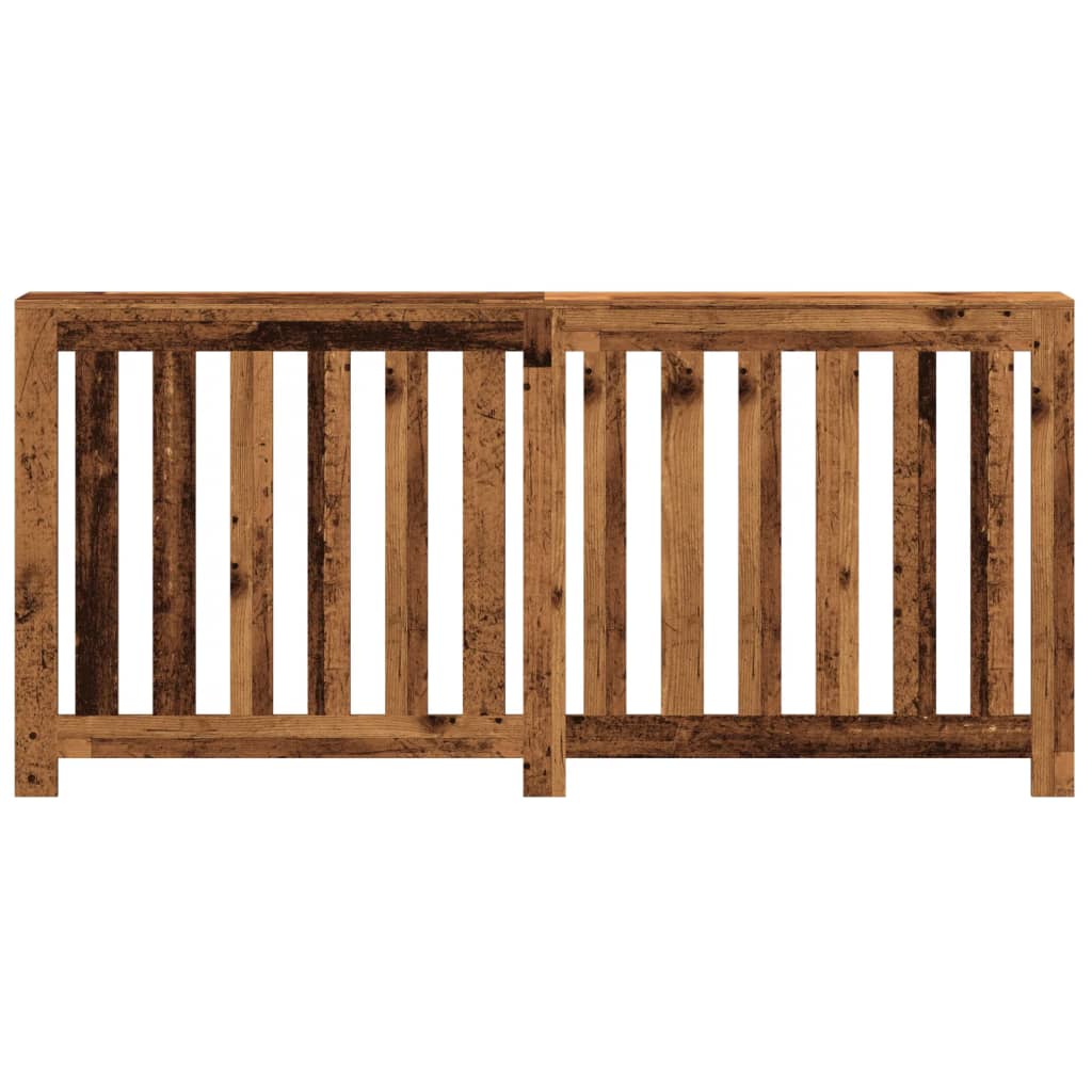 Κάλυμμα Καλοριφέρ Όψη Παλαιού Ξύλου 175x20x82 εκ. Επεξ. Ξύλο - Pakobazaar