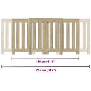 Κάλυμμα Καλοριφέρ Sonoma Δρυς 205x21,5x83,5εκ. Επεξ. Ξύλο - Pakobazaar