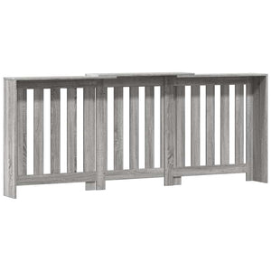 Κάλυμμα Καλοριφέρ Γκρι Sonoma 205x21,5x83,5 εκ Επεξ. Ξύλο
