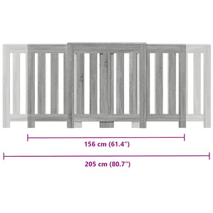 Κάλυμμα Καλοριφέρ Γκρι Sonoma 205x21,5x83,5 εκ Επεξ. Ξύλο