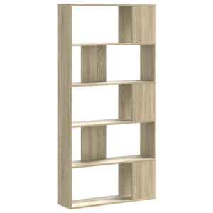 Βιβλιοθήκη 5Επιπέδων Sonoma Δρυς 80,5x23,5x162,5 εκ. Επεξ. Ξύλο - Pakobazaar