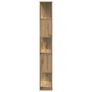 Βιβλιοθήκη 5 Επιπέδων Δρυς 80,5x23,5x162,5 εκ. Επεξεργ. Ξύλο - Pakobazaar