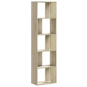 Βιβλιοθήκη 5Επιπέδων Sonoma Δρυς 45x23,5x162,5εκ. Επεξεργ. Ξύλο - Pakobazaar