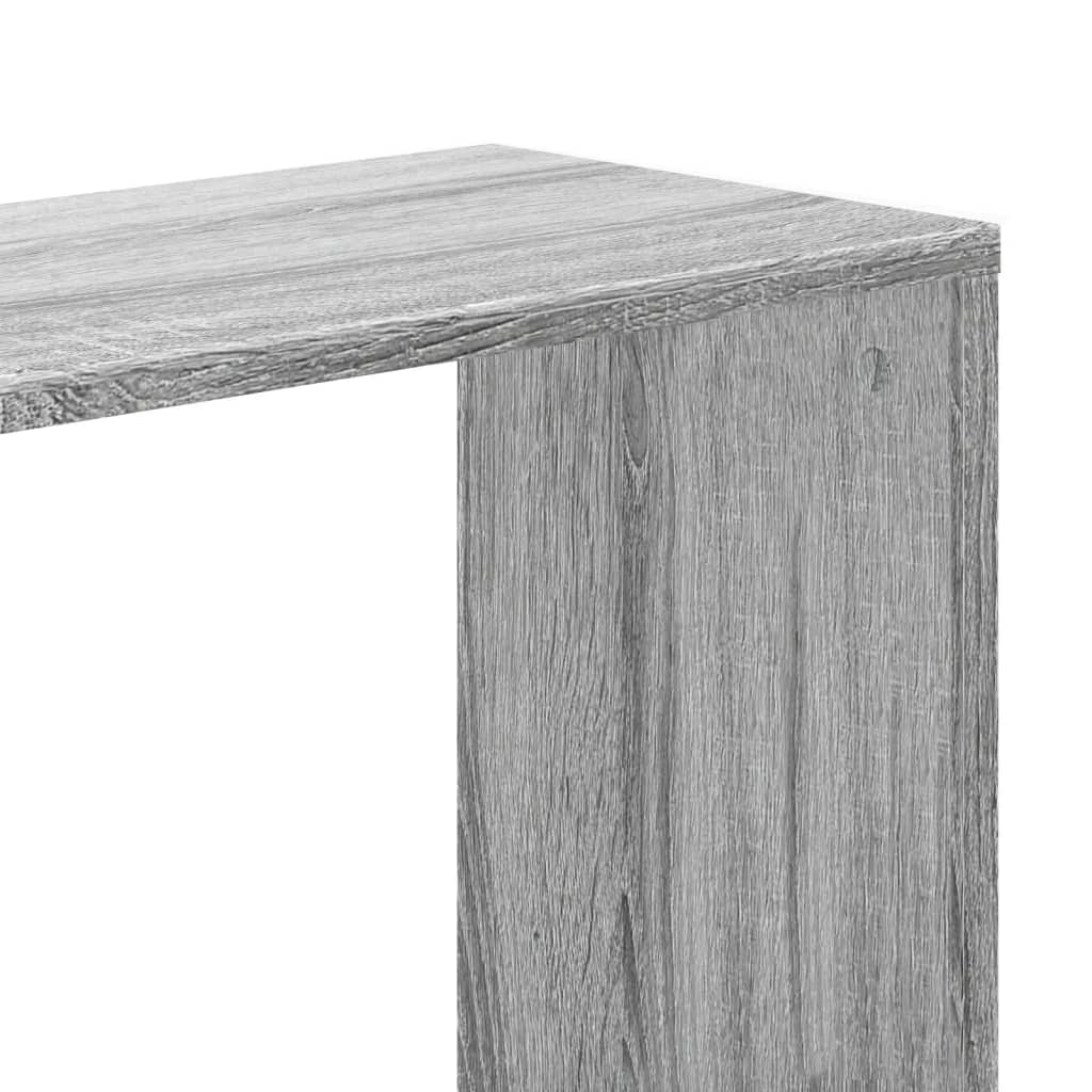 Βιβλιοθήκη 5 Επιπέδων Γκρι Sonoma 45x23,5x162,5 εκ. Επεξ. Ξύλο