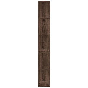 Βιβλιοθήκη 5 Επιπέδων Καφέ Δρυς 45x23,5x162,5 εκ. Επεξεργ. Ξύλο - Pakobazaar
