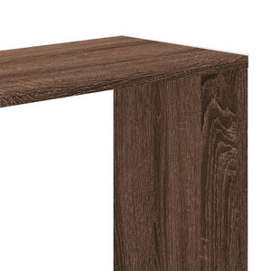 Βιβλιοθήκη 5 Επιπέδων Καφέ Δρυς 45x23,5x162,5 εκ. Επεξεργ. Ξύλο - Pakobazaar