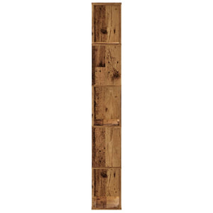 Βιβλιοθήκη 5 Επιπέδων 45x23,5x162,5 εκ. Επεξεργ. Ξύλο