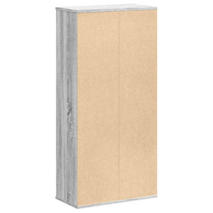 Βιβλιοθήκη Γκρι Sonoma 50x25x105 εκ. από Επεξεργ. Ξύλο