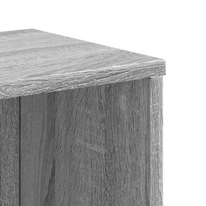Βιβλιοθήκη Γκρι Sonoma 50x25x105 εκ. από Επεξεργ. Ξύλο