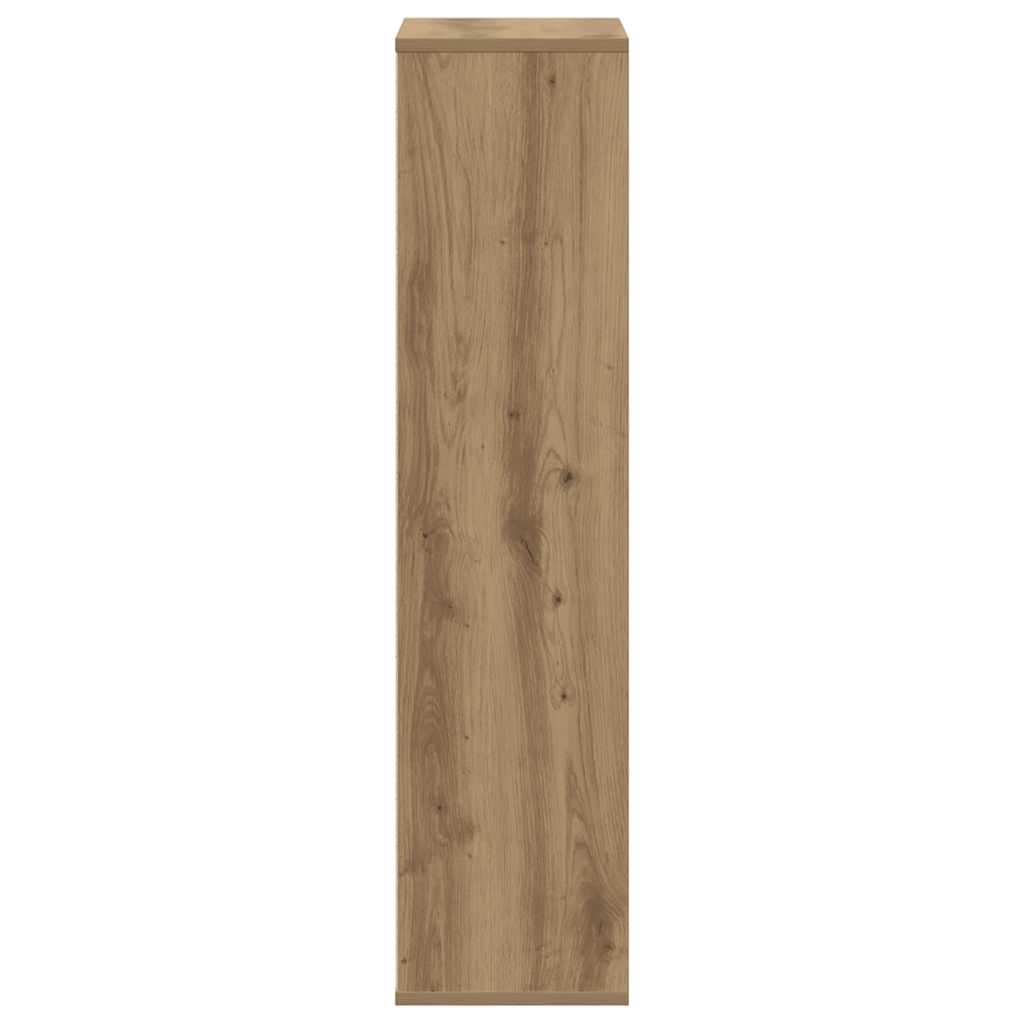Βιβλιοθήκη Αρτισιανή Δρυς 50x25x105 εκ. από Επεξεργασμένο Ξύλο