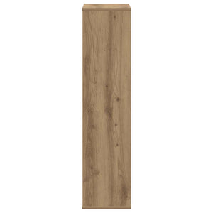 Βιβλιοθήκη Αρτισιανή Δρυς 50x25x105 εκ. από Επεξεργασμένο Ξύλο