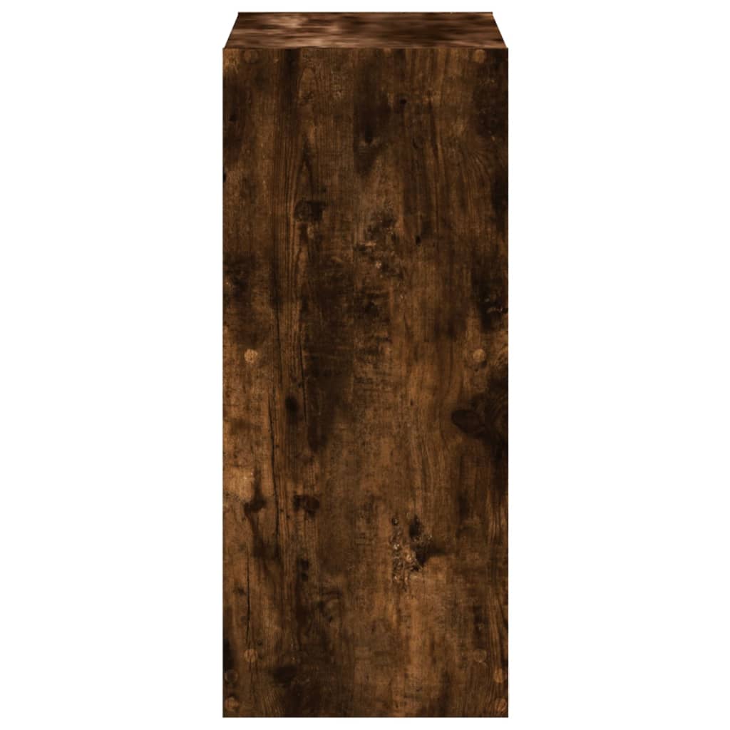 Βιβλιοθήκη Καπνιστή Δρυς 68,5x32x75 κ. από Επεξεργ. Ξύλο