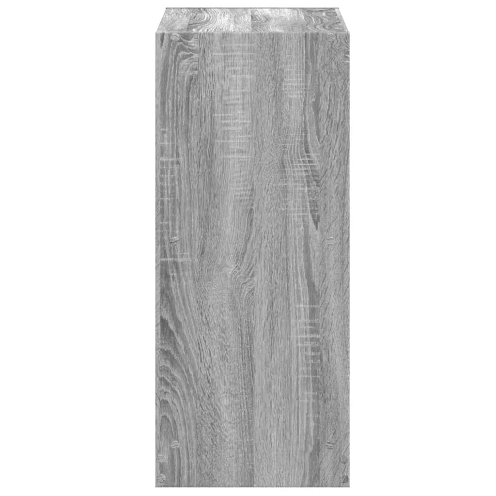 Βιβλιοθήκη Γκρι Sonoma 68,5x32x75 κ. από Επεξεργ. Ξύλο