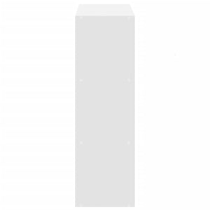 Βιβλιοθήκη Λευκή 102x32x102 εκ. από Επεξεργασμένο Ξύλο