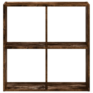 Βιβλιοθήκη Καπνιστή Δρυς 68,5x32x68,5 εκ. από Επεξεργ. Ξύλο - Pakobazaar