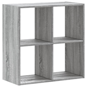 Βιβλιοθήκη Γκρι Sonoma 68,5x32x68,5 εκ. από Επεξεργ. Ξύλο - Pakobazaar