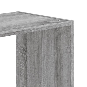 Βιβλιοθήκη Γκρι Sonoma 68,5x32x68,5 εκ. από Επεξεργ. Ξύλο - Pakobazaar