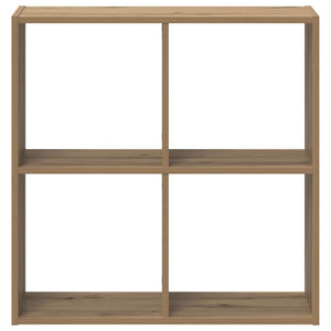Βιβλιοθήκη Αρτισιανή Δρυς 68,5x32x68,5 εκ. Επεξεργασμένο Ξύλο