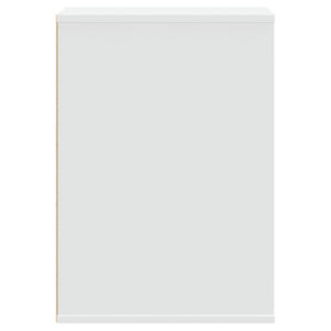 Συρταριέρα Γωανική Λευκή 40x41x58 εκ. από Επεξεργασμένο Ξύλο - Pakobazaar