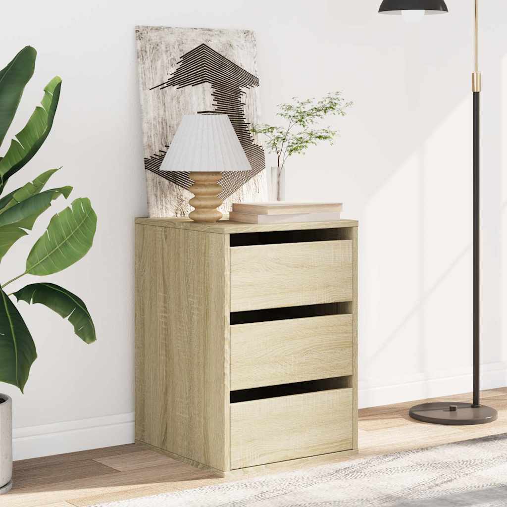 Συρταριέρα Sonoma Δρυς 40x41x58 εκ. από Επεξεργ. Ξύλο - Pakobazaar