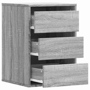 Συρταριέρα Γκρι Sonoma 40x41x58 εκ. από Επεξεργ. Ξύλο - Pakobazaar
