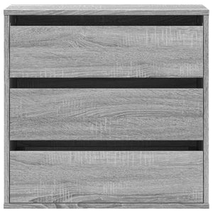 Συρταριέρα Γκρι Sonoma 60x41x58 εκ. από Επεξεργ. Ξύλο