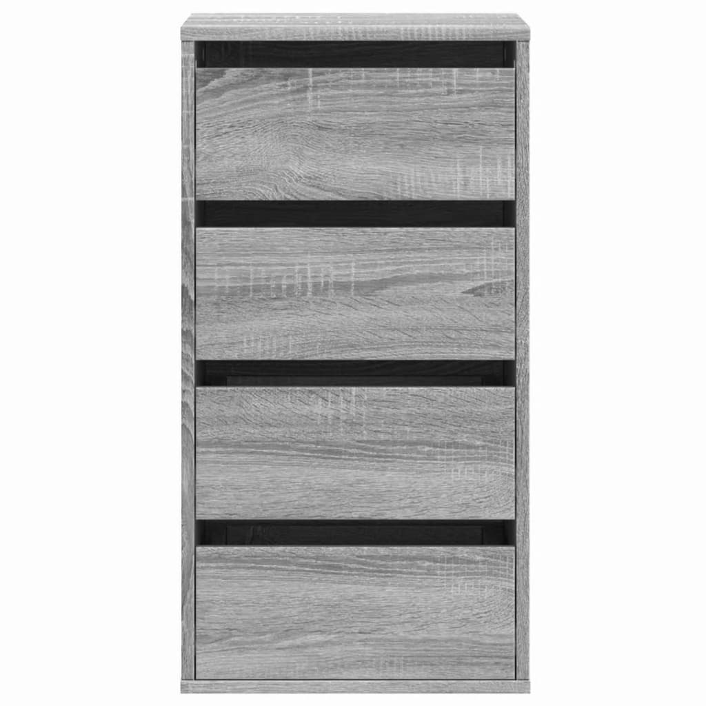 Συρταριέρα Γκρι Sonoma 40x41x76 εκ. από Επεξεργ. Ξύλο - Pakobazaar