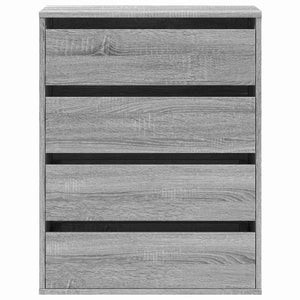 Συρταριέρα Γκρι Sonoma 60x41x76 εκ. από Επεξεργ. Ξύλο