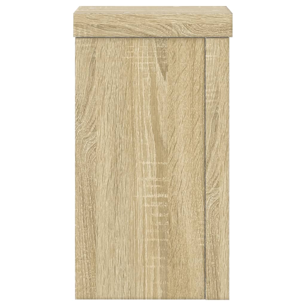 Βάσεις Φυτών 2 Τεμ. Sonoma Δρυς 10x10x18 εκ. Επεξεργασμένο Ξύλο