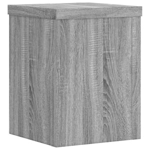 Βάσεις Φυτών 2 Τεμ. Γκρι Sonoma 15x15x20 εκ. Επεξεργασμένο Ξύλο