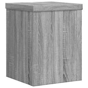 Βάσεις Φυτών 2 Τεμ. Γκρι Sonoma 15x15x20 εκ. Επεξεργασμένο Ξύλο