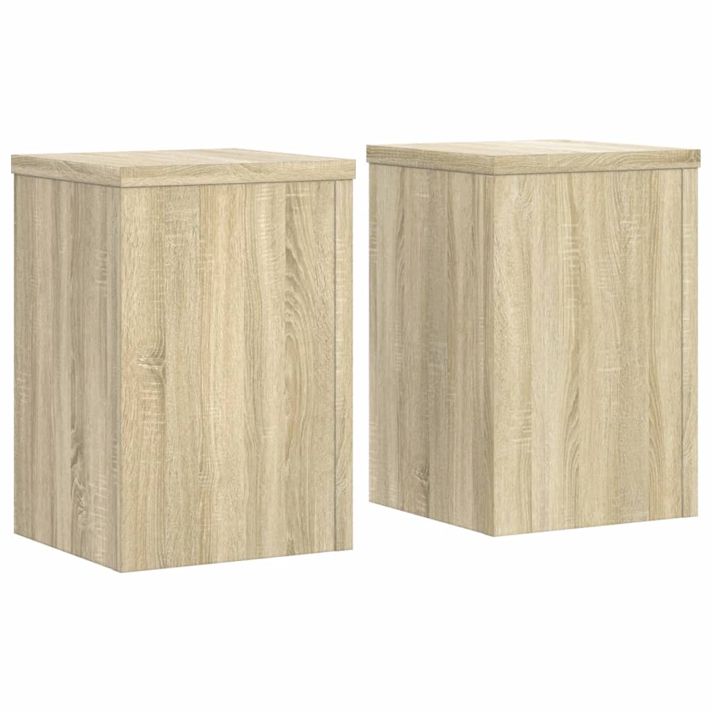 Βάσεις Φυτών 2 Τεμ. Sonoma Δρυς 20x20x30 εκ. Επεξεργασμένο Ξύλο