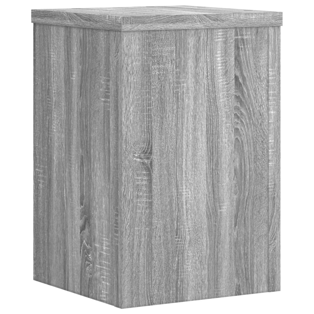 Βάσεις Φυτών 2 Τεμ. Γκρι Sonoma 20x20x30 εκ. Επεξεργασμένο Ξύλο - Pakobazaar