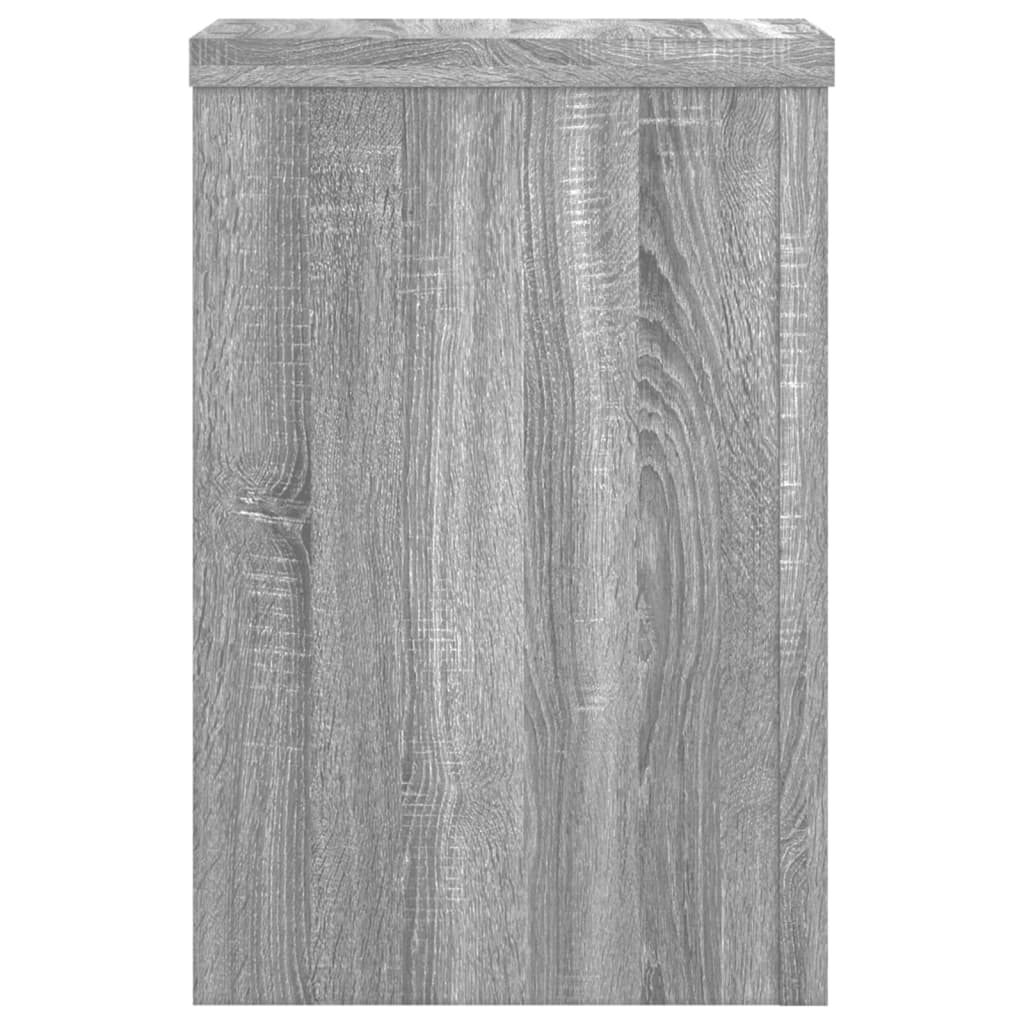Βάσεις Φυτών 2 Τεμ. Γκρι Sonoma 20x20x30 εκ. Επεξεργασμένο Ξύλο - Pakobazaar
