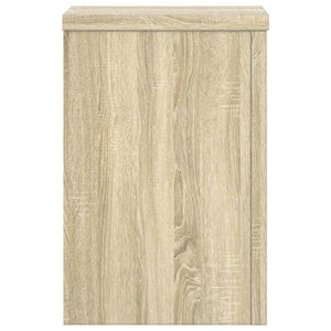 Βάσεις Φυτών 2Τεμ. Sonoma Δρυς 25x25x35εκ. Επεξεργασμένο Ξύλο - Pakobazaar