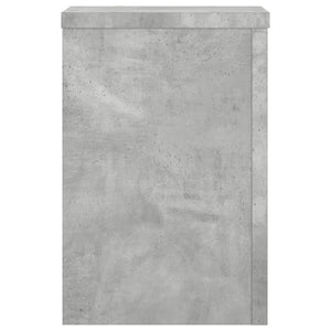 Βάσεις Φυτών 2 τεμ. Γκρι Σκυρ. 25x25x35 εκ. Επεξεργασμένο Ξύλο
