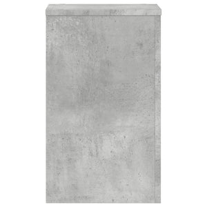 Βάσεις Φυτών 2 τεμ. Γκρι Σκυρ. 30x30x50 εκ. Επεξεργασμένο Ξύλο - Pakobazaar