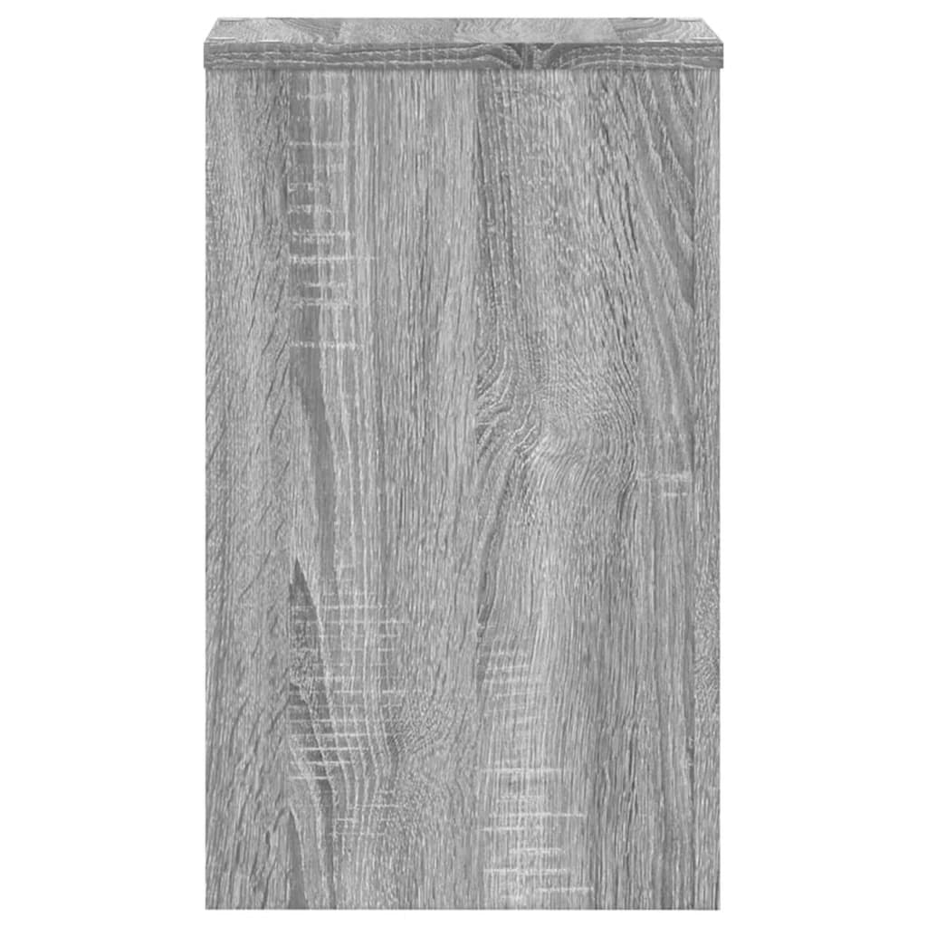 Βάσεις Φυτών 2 Τεμ. Γκρι Sonoma 30x30x50 εκ. Επεξεργασμένο Ξύλο - Pakobazaar