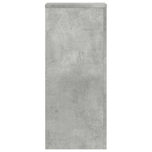 Βάσεις Φυτών 2τεμ Γκρι Σκυρ. 30x30x70εκ. από Επεξεργασμένο Ξύλο