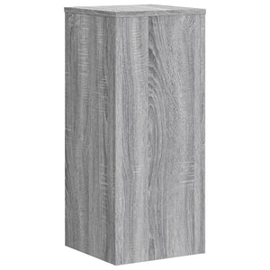 Βάσεις Φυτών 2 Τεμ. Γκρι Sonoma 30x30x70 εκ. Επεξεργασμένο Ξύλο - Pakobazaar