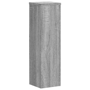Βάσεις Φυτών 2 Τεμ. Γκρι Sonoma 17x17x60 εκ. Επεξεργασμένο Ξύλο