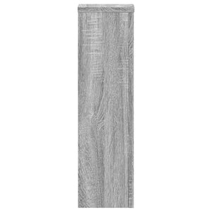 Βάσεις Φυτών 2 Τεμ. Γκρι Sonoma 17x17x60 εκ. Επεξεργασμένο Ξύλο