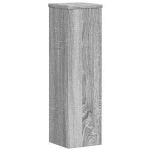 Βάσεις Φυτών 2 Τεμ. Γκρι Sonoma 17x17x60 εκ. Επεξεργασμένο Ξύλο