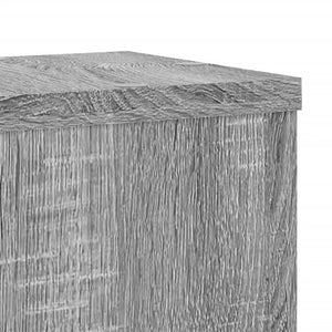 Βάσεις Φυτών 2 Τεμ. Γκρι Sonoma 17x17x60 εκ. Επεξεργασμένο Ξύλο
