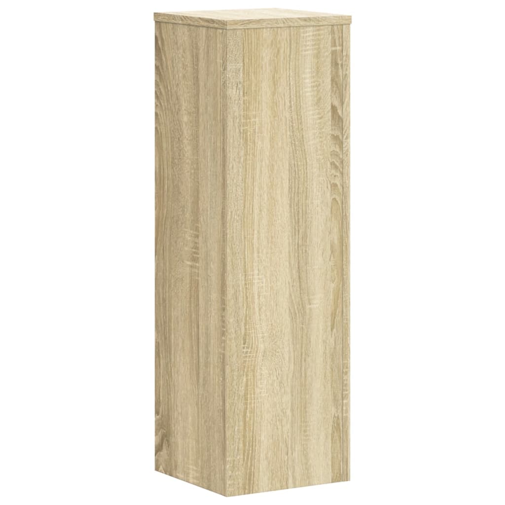 Βάσεις Φυτών 2 Τεμ. Sonoma Δρυς 25x25x80 εκ. Επεξεργασμένο Ξύλο - Pakobazaar