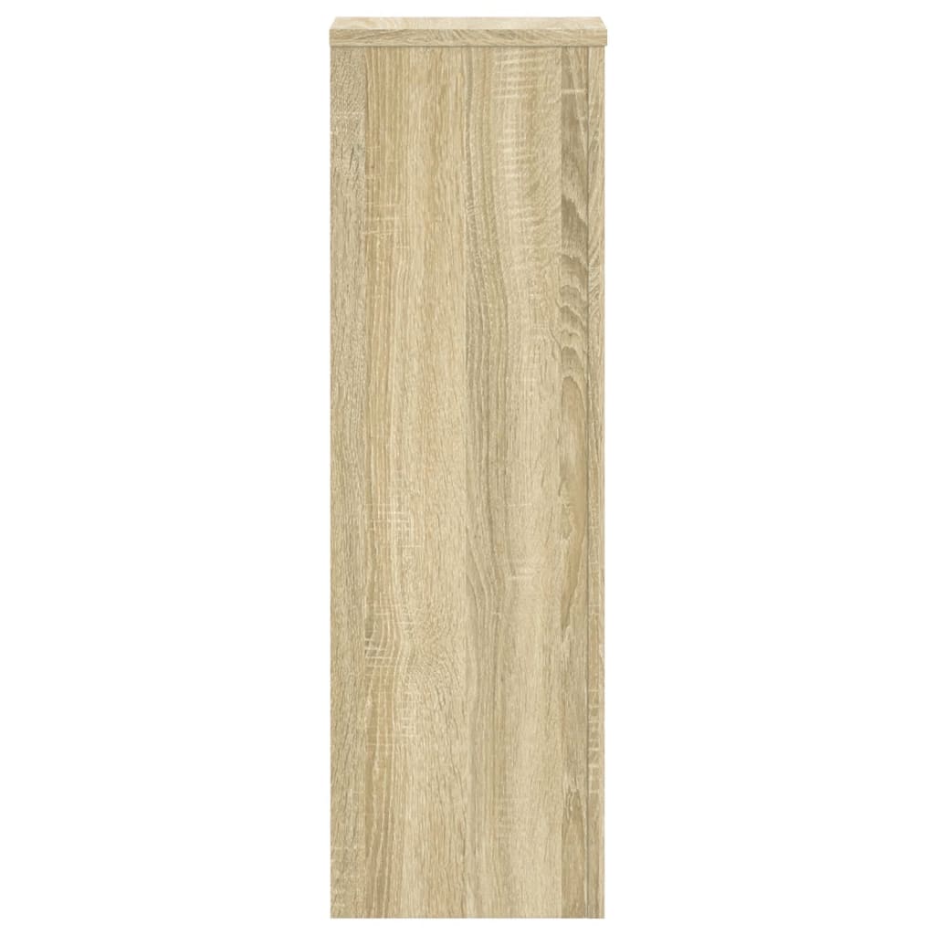 Βάσεις Φυτών 2 Τεμ. Sonoma Δρυς 25x25x80 εκ. Επεξεργασμένο Ξύλο - Pakobazaar