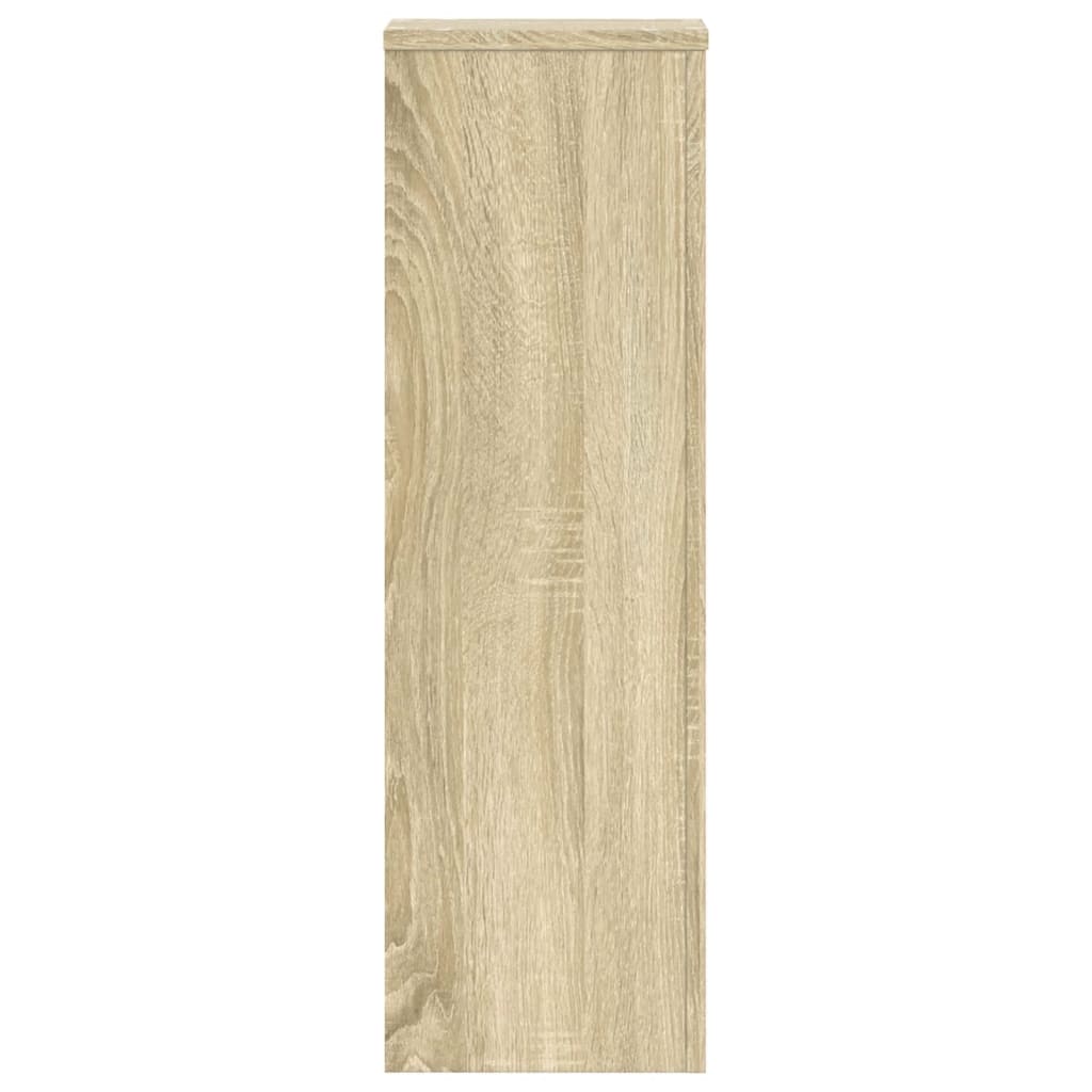 Βάσεις Φυτών 2 Τεμ. Sonoma Δρυς 25x25x80 εκ. Επεξεργασμένο Ξύλο - Pakobazaar