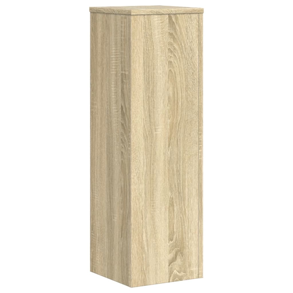 Βάσεις Φυτών 2 Τεμ. Sonoma Δρυς 25x25x80 εκ. Επεξεργασμένο Ξύλο - Pakobazaar