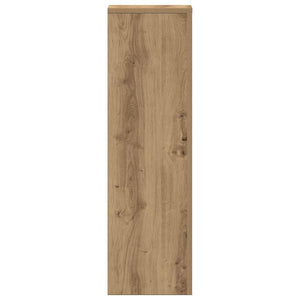 Βάσεις Φυτών 2 τεμ. Αρτισιανή Δρυς 25x25x80 εκ. Επεξ. Ξύλο